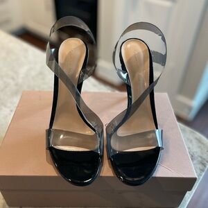 Gianvito Rossi Black Metropolis Sandals